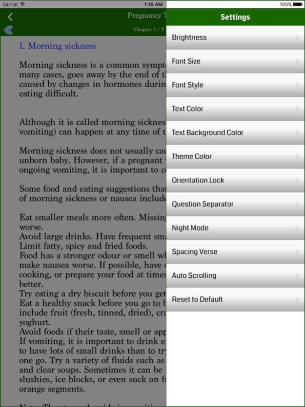 Pregnancy Tips 1.0 Screenshot
