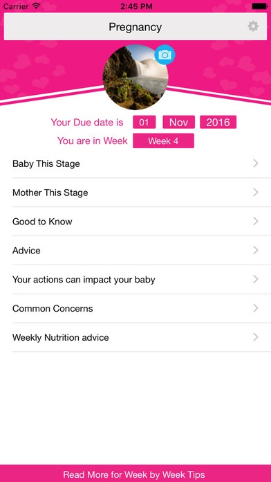 Pregnancy Tips Week by Week Baby and Mother Stages 1.0.3 Screenshot