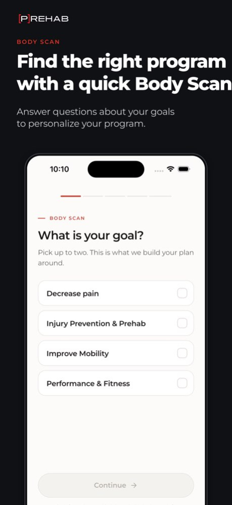 Prehab: Physical Therapy, Pain 4.63.0 Screenshot