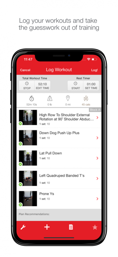 Prehab Programs 4.18.3 Screenshot