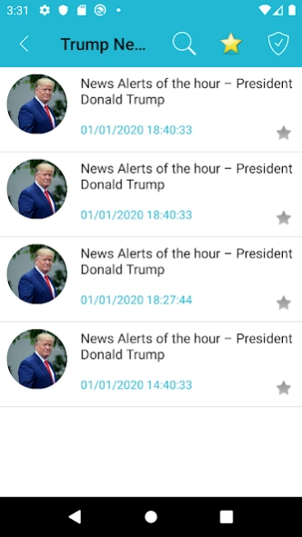 Trump Alerts- Daily updates  Screenshot