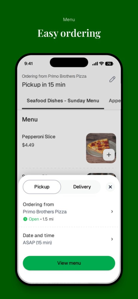 Primo Brothers Pizza - Online 49.5.0 Screenshot