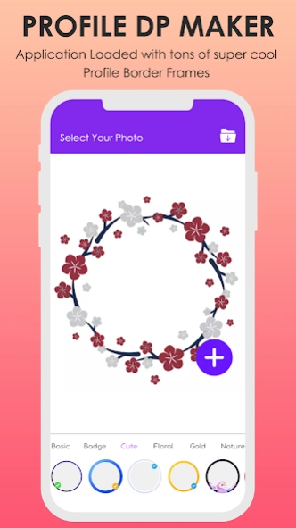 Profile Picture Border Frame 1.9 Screenshot