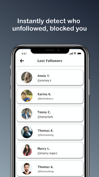 Profile Reports for Instagram 1.3.5 Screenshot