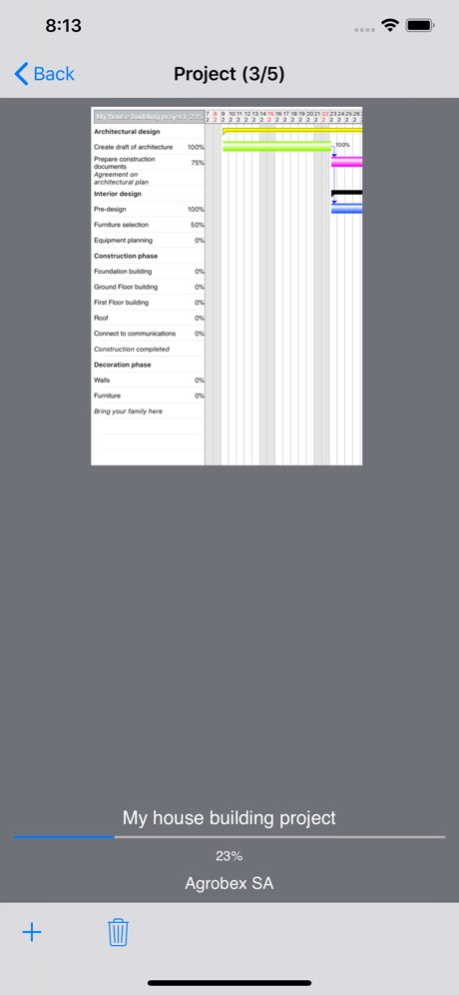 Project Planner - Gantt app 4.5.2 Screenshot