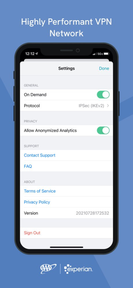 ProtectMyID(R) Secure Wi-Fi 2.0.1 Screenshot