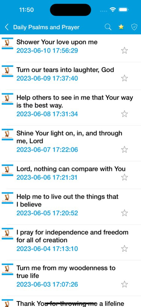 Psalms & Prayer Devotionals 2.0 Screenshot