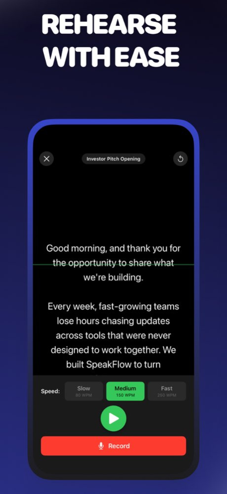 SpeakVibe: Public Speaking AI 2.1.1 Screenshot
