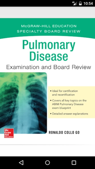 Pulmonary Disease Examination 1.3 Screenshot