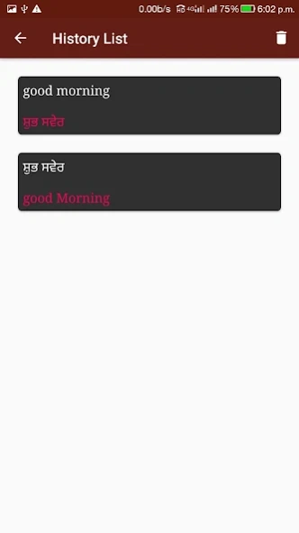 Punjabi - English Translator 1.21 Screenshot