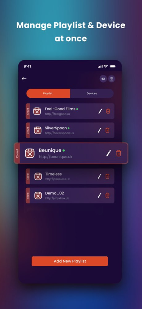 Purple Lite - IPTV Player 1.3 Screenshot