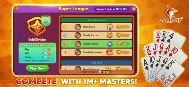 Pusoy ZingPlay - Chinese Poker 1.4.3 Screenshot