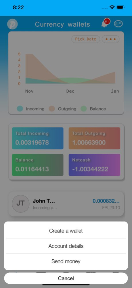 Puut Wallet 4.1.30.497 Screenshot