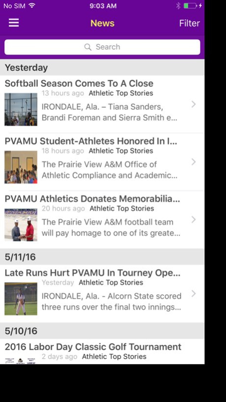 PVAMU Mobile App 4.5.0 Screenshot