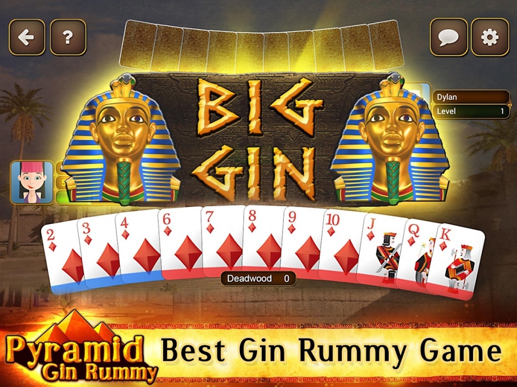 Pyramid Gin Rummy 1.05 Screenshot