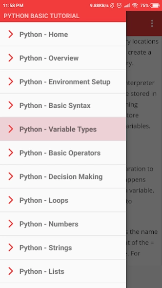 Python 3 Tutorials | Learn Pyt 3 Screenshot