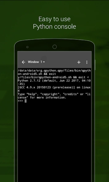 QPython - IDE for Python & AI 3.9.1 Screenshot