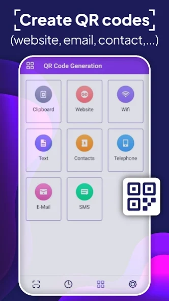 QR Reader & Barcode Generator 1.2.2 Screenshot