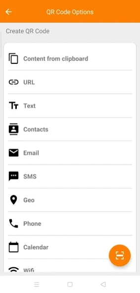 QR code scanner & Reader  Screenshot