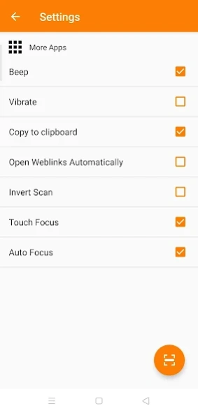 QR code scanner & Reader  Screenshot