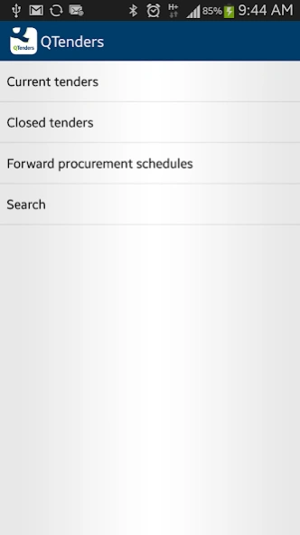 QTenders 6.0 Screenshot