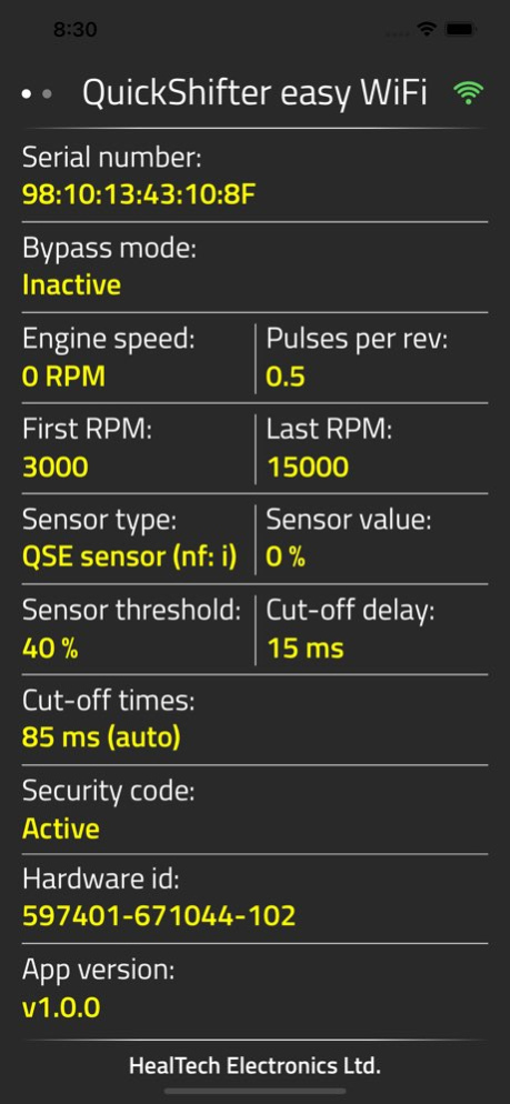 iQS easy WiFi (iQSE-W) 1.2.9 Screenshot