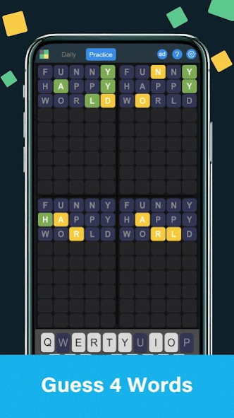 Quordle - Daily Word Guess 1.7.0 Screenshot