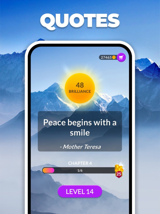 Quotescapes Puzzle 1.1.3 Screenshot