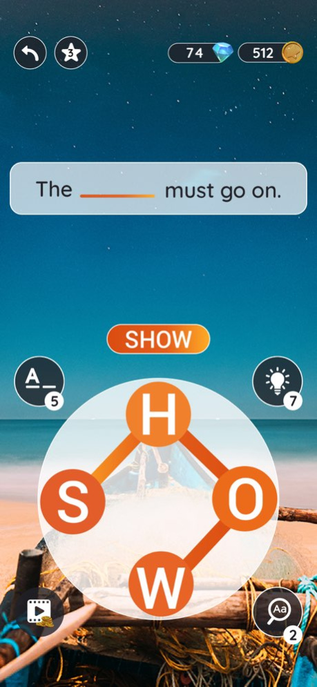 Quotescapes: Word Game 0.7.2 Screenshot