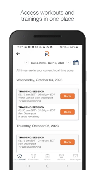 R3 Fitness 5.11.1 Screenshot