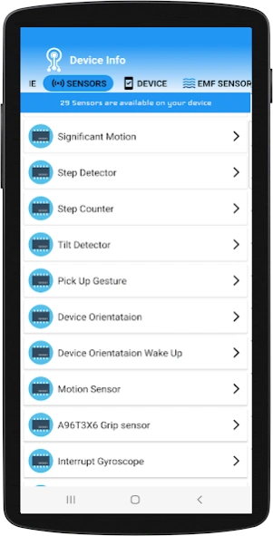 Device Info: CPU, RAM, Storage 101.10 Screenshot