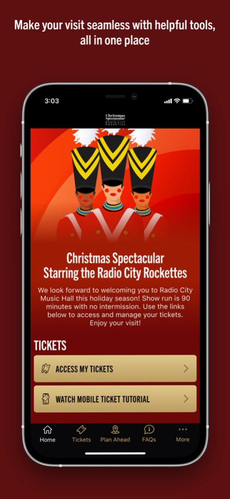 Rockettes App 2.0.1 Screenshot