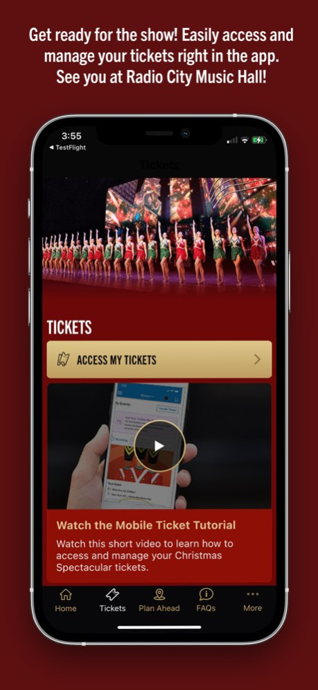 Rockettes App 2.0.1 Screenshot