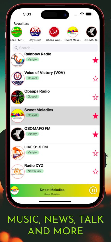 Radio Ghana. 2.8 Screenshot
