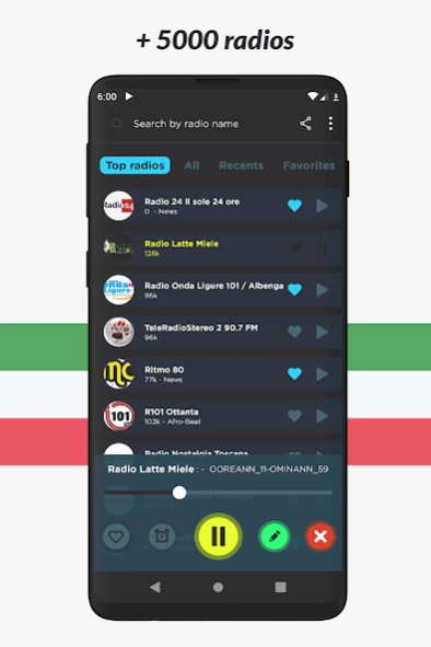 Radio Italy: FM online  Screenshot