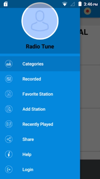 Radio Tune 1.16 Screenshot