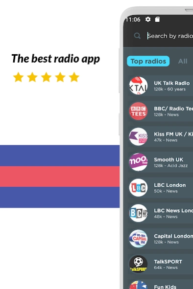 Radio UK: Online Radio 2.34.2 Screenshot