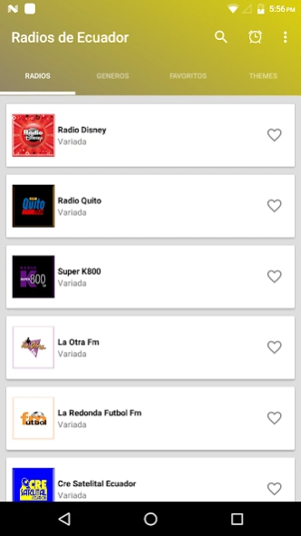 Radios de Ecuador  Screenshot