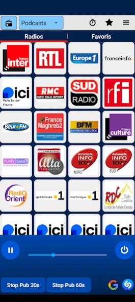 Radios Françaises 20 Screenshot