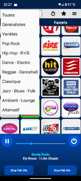 Radios Françaises 20 Screenshot