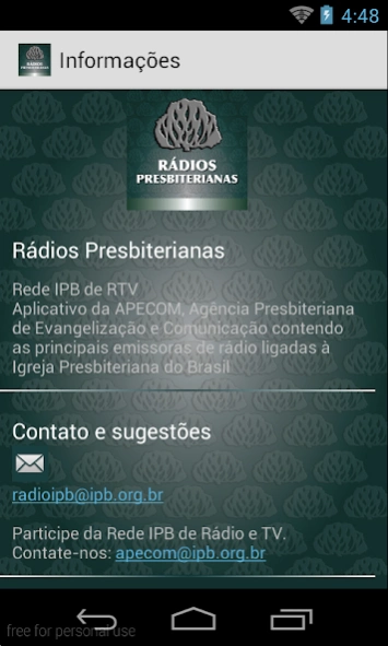 Rádios Presbiterianas 1.0.2 Screenshot