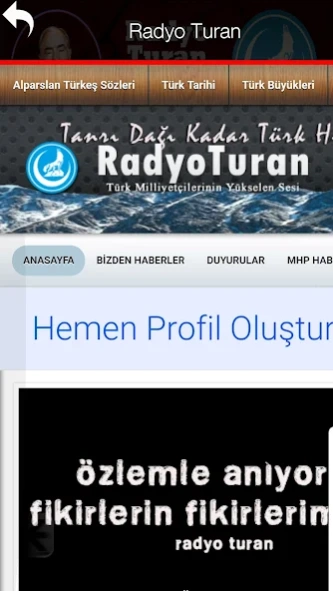 Radyo Turan 21.0.1 Screenshot