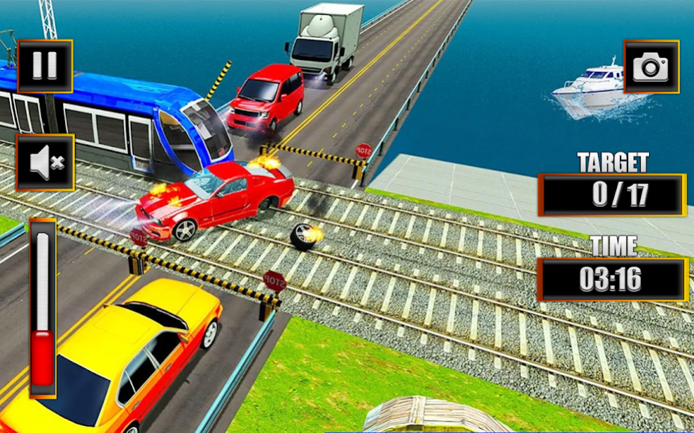 Railroad Crossing Mania: Mega Train Passing 3D 1.0 Screenshot