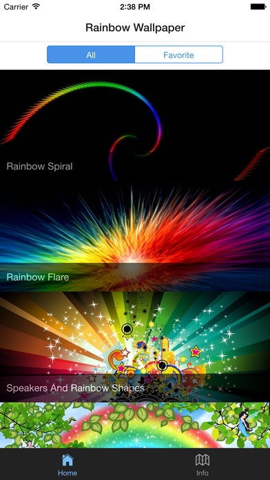 Rainbow Wallpaper 1.0 Screenshot