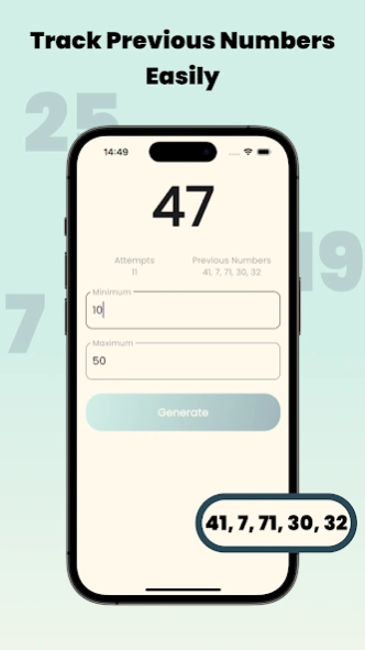 Rando: Random Number Generator 11.0.0 Screenshot