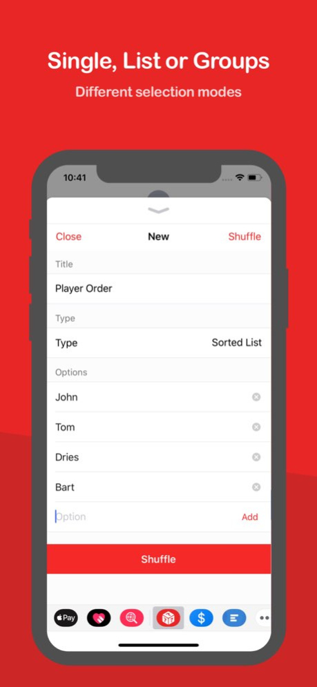 Random Select / Order / Group 1.1 Screenshot