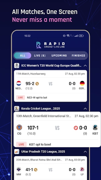 Rapid Cricket Live Line 2.0.16 Screenshot