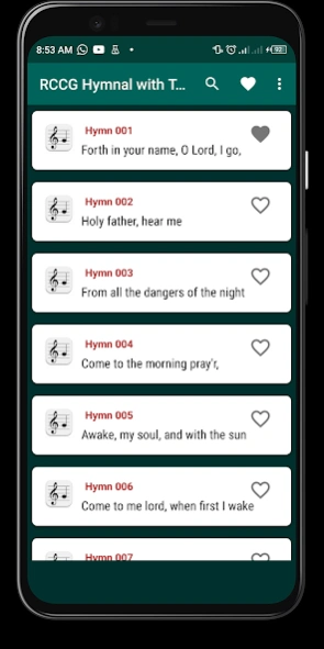 RCCG Hymnal with Tunes  Screenshot