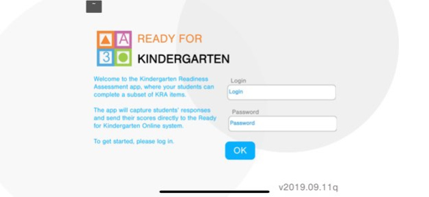 Ready for Kindergarten: KRA 4.0.2 Screenshot