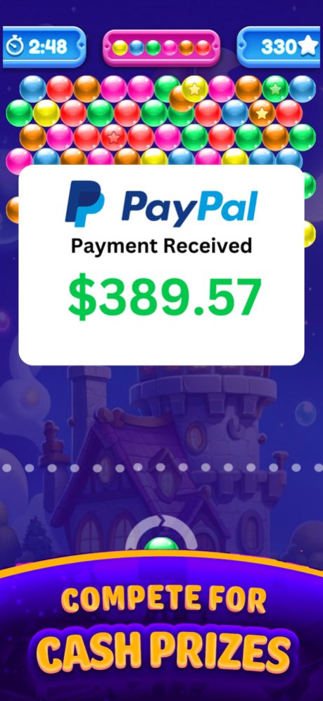 Real Cash Bubble Buzz Shooter 1.02 Screenshot